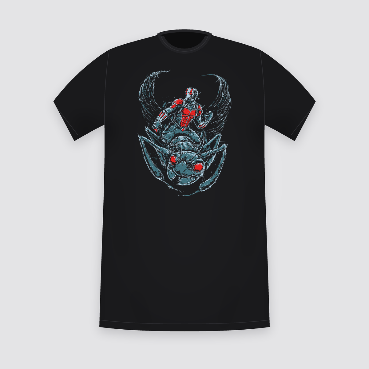 Marvel Ant-Man Flying Ant Black T-Shirt