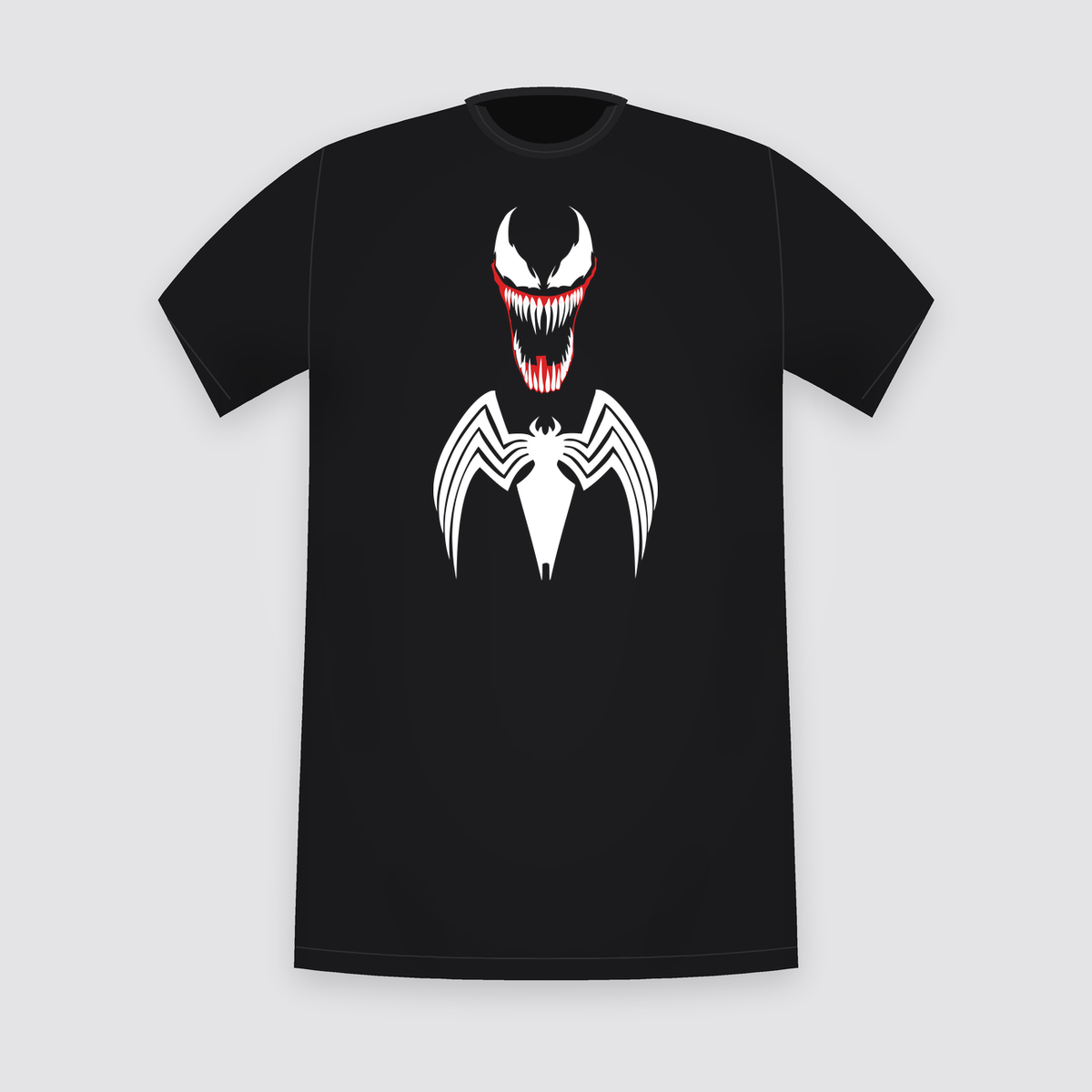 Marvel Venom Emblem Grin Black T-Shirt