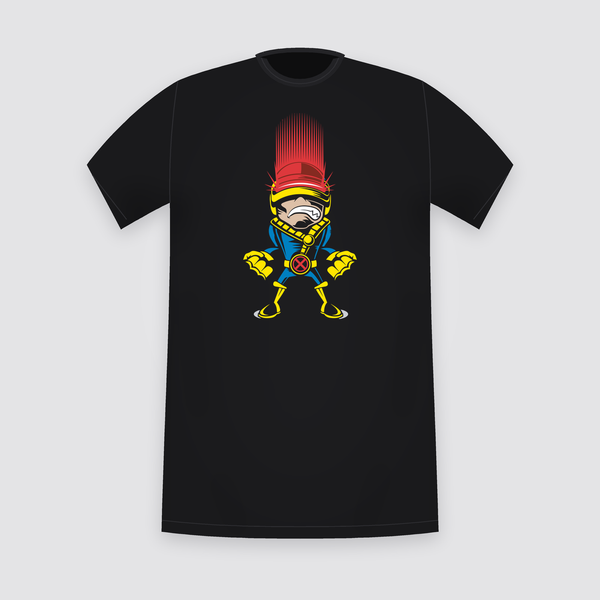 Marvel Cyclops Chibi Black T-Shirt