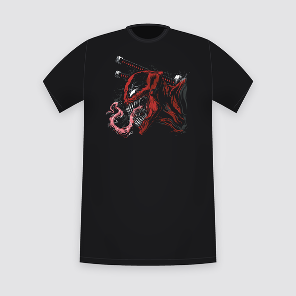 Marvel Deadpool Venom Mash-Up Black T-Shirt