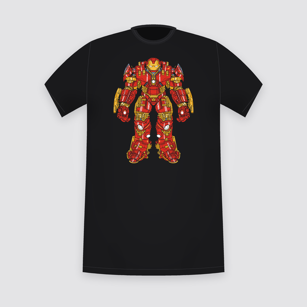 Marvel Hulkbuster Armour Black T-Shirt