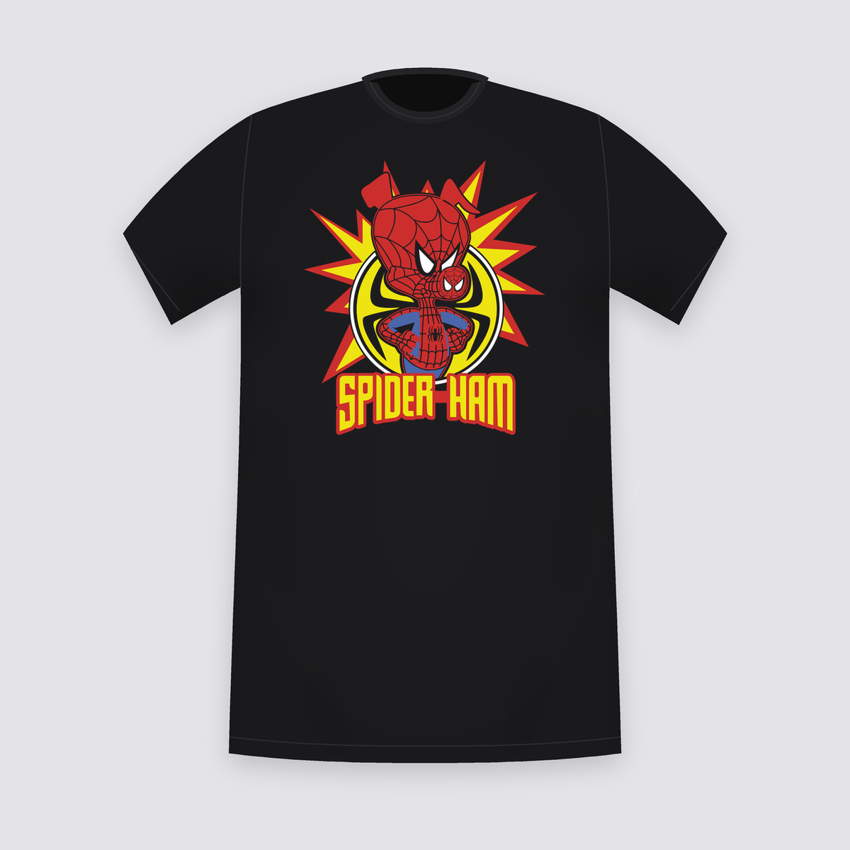 Marvel Spider-Ham Black T-Shirt
