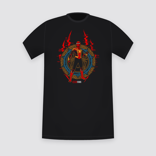 Marvel Spider-Man Doctor Strange Portal Black T-Shirt