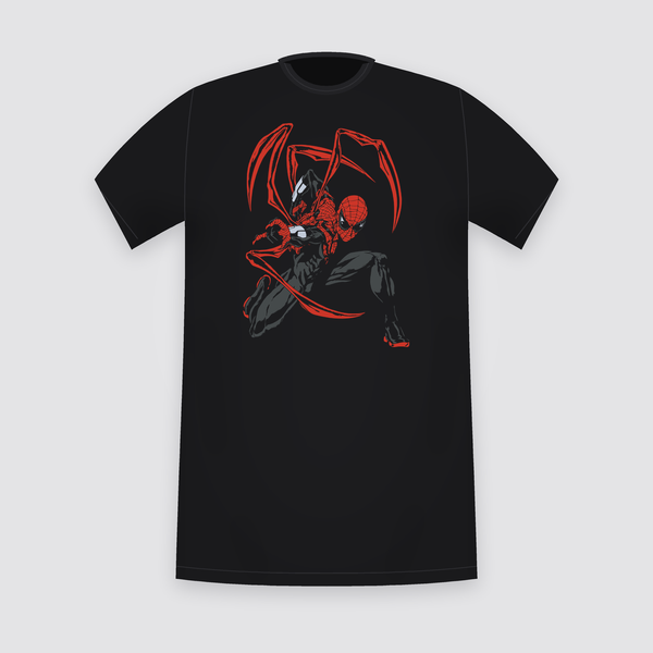 Marvel Spider-Man Mechanical Spider Legs Black T-Shirt