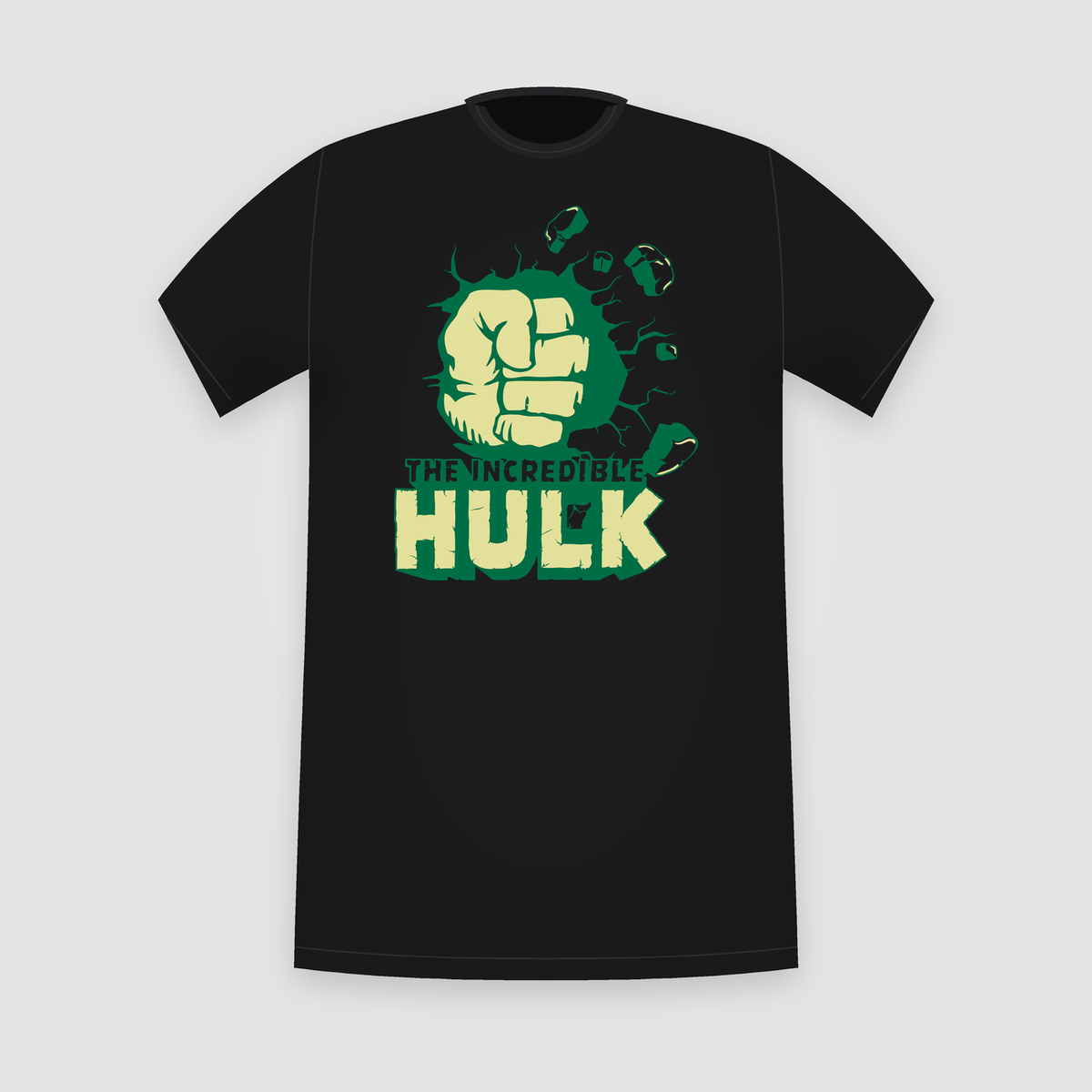 Marvel The Incredible Hulk Fist Black T-Shirt